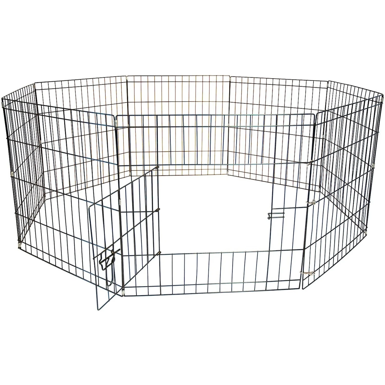 Iconic Pet 8-Panel Portable Foldable Wire Dog Pen 3 Iconic Pet 8-Panel Portable Foldable Wire Dog Pen
