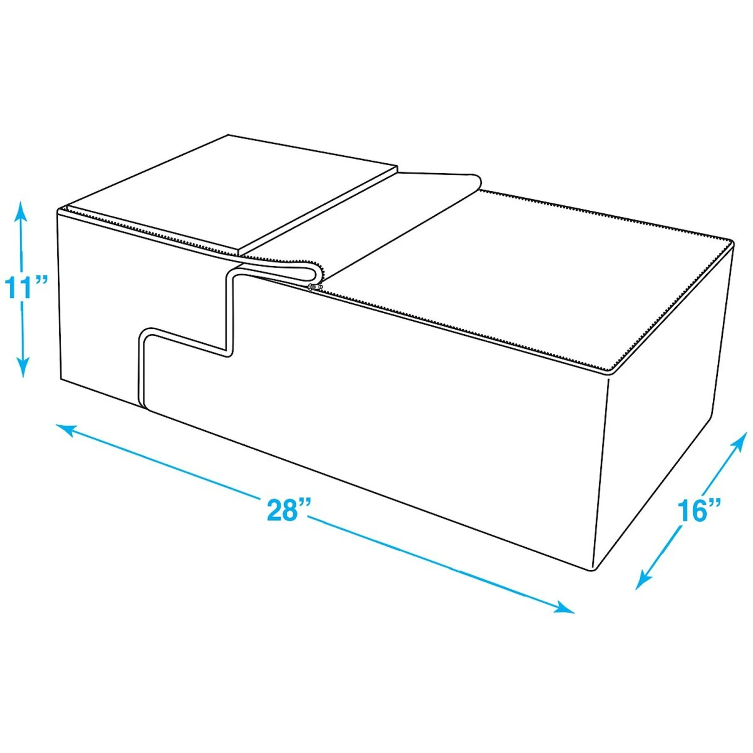 Best Pet Supplies Linen Covered Foam Foldable Cat & Dog Stairs 8 Best Pet Supplies Linen Covered Foam Foldable Cat & Dog Stairs - Image 6