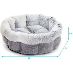 Best Pet Supplies Round Bolster Cat & Dog Bed -Pet Dog Supply Store 193151 PT3. AC SS1800 V1568065656