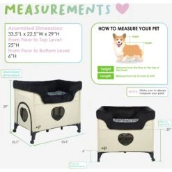 Petique Bedside Lounge Elevated Dog Bed 11 Petique Bedside Lounge Elevated Dog Bed -Pet Dog Supply Store 193996 PT3. AC SS1800 V1698154729