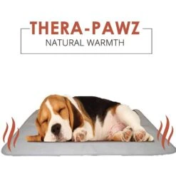 The Green Pet Shop Thera-Pawz Warming Dog & Cat Pad, Grey -Pet Dog Supply Store 198435 PT3. AC SS1800 V1567620423