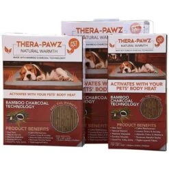 The Green Pet Shop Thera-Pawz Warming Dog & Cat Pad, Grey -Pet Dog Supply Store 198435 PT4. AC SS1800 V1567620430