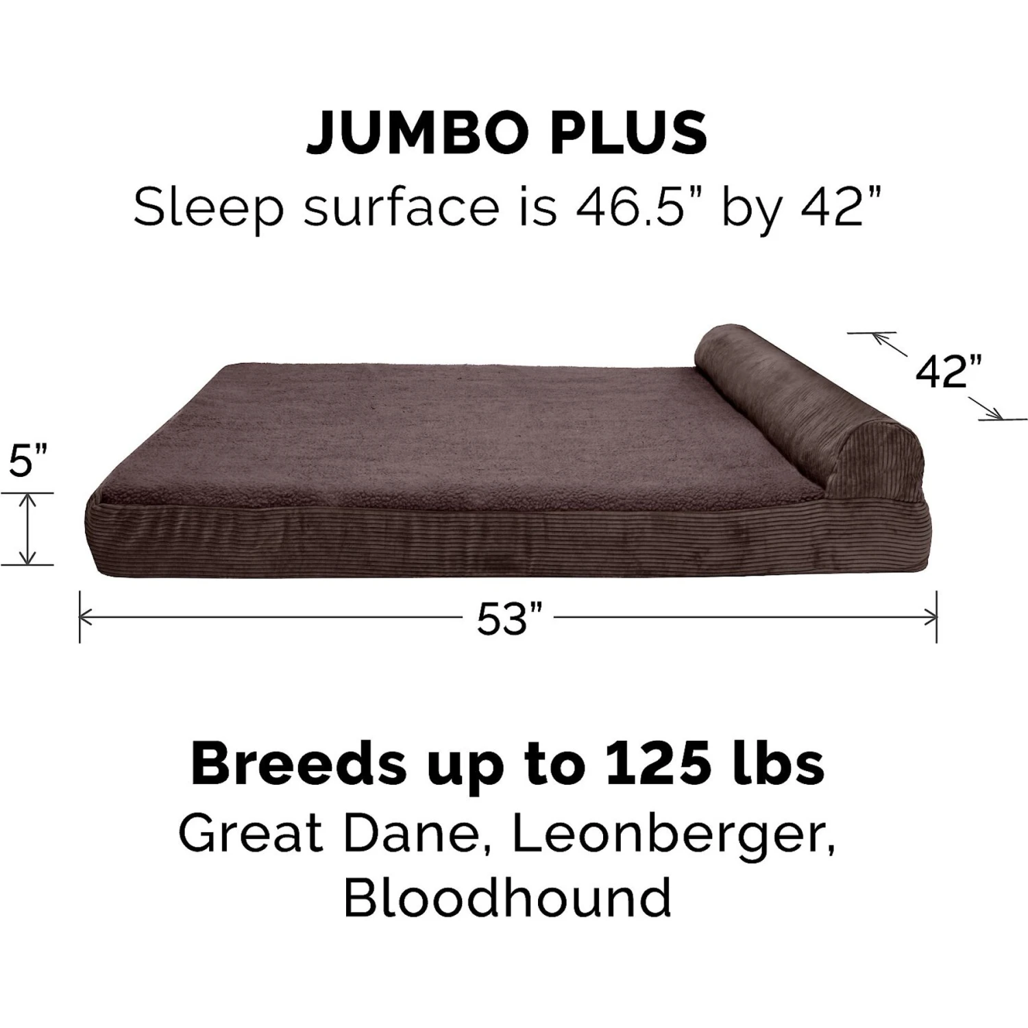 FurHaven Chaise Lounge Orthopedic Cat & Dog Bed With Removable Cover 6 FurHaven Chaise Lounge Orthopedic Cat & Dog Bed With Removable Cover - Image 4