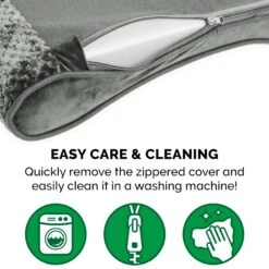 FurHaven Minky Plush Luxe Lounger Memory Foam Dog Bed With Removable Cover -Pet Dog Supply Store 198931 PT7. AC SS1800 V1574268184