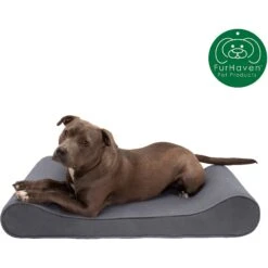 FurHaven Microvelvet Luxe Lounger Cooling Gel Dog Bed With Removable Cover 14 FurHaven Microvelvet Luxe Lounger Cooling Gel Dog Bed With Removable Cover -Pet Dog Supply Store 198945 PT3. AC SS1800 V1627616481