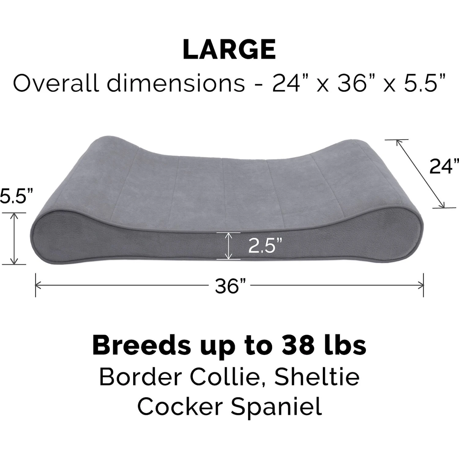 FurHaven Microvelvet Luxe Lounger Cooling Gel Dog Bed With Removable Cover 7 FurHaven Microvelvet Luxe Lounger Cooling Gel Dog Bed With Removable Cover - Image 5