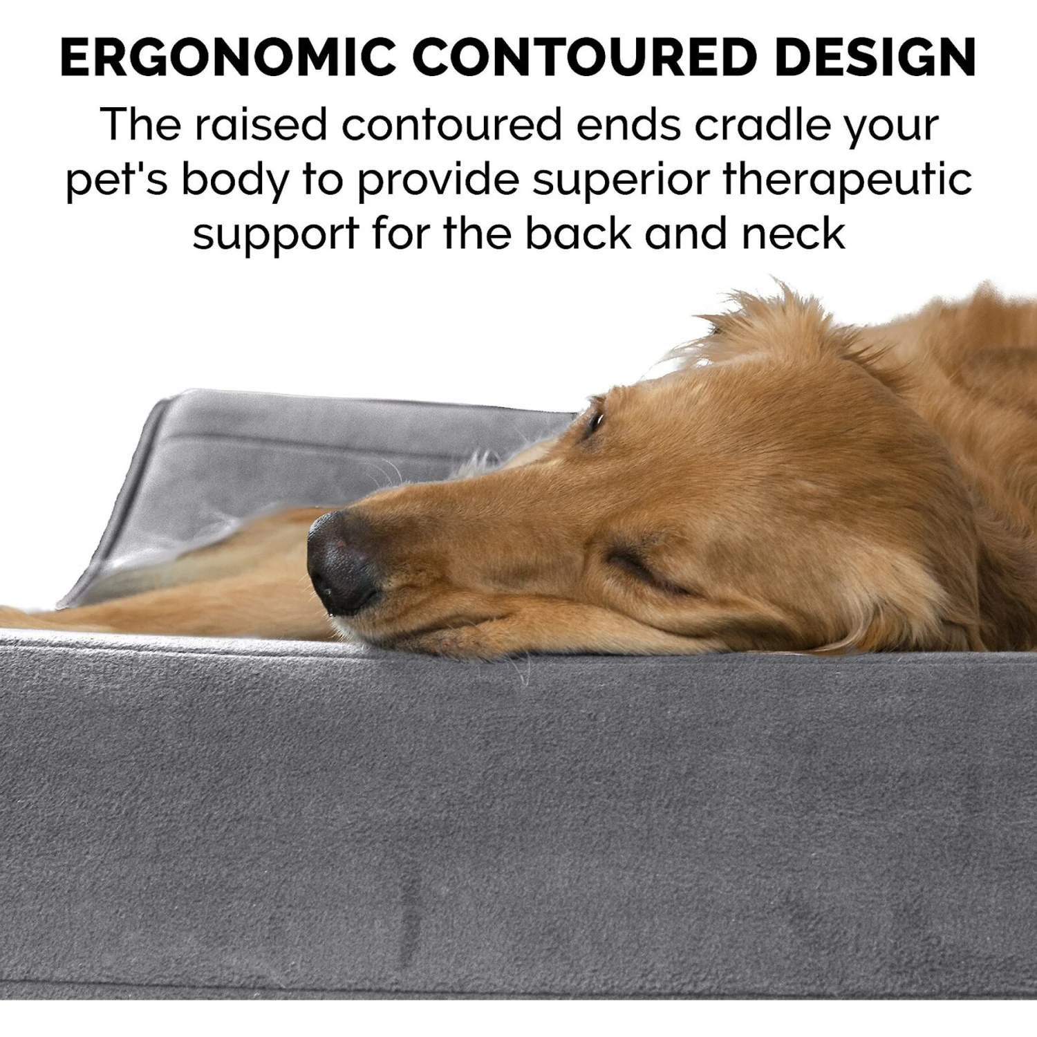 FurHaven Microvelvet Luxe Lounger Cooling Gel Dog Bed With Removable Cover 10 FurHaven Microvelvet Luxe Lounger Cooling Gel Dog Bed With Removable Cover - Image 8