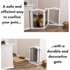 Internet's Best Arched Top Wire Dog Gate, 30-in -Pet Dog Supply Store 200429 PT2. AC SS1800 V1568308037