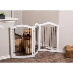 Internet's Best Arched Top Wire Dog Gate, 30-in -Pet Dog Supply Store 200429 PT3. AC SS1800 V1568308047