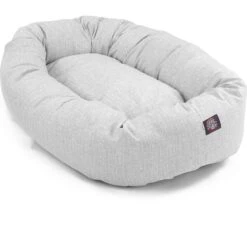 Majestic Pet Palette Heathered Bagel Bolster Dog Bed -Pet Dog Supply Store 201328 PT2. AC SS1800 V1585763809