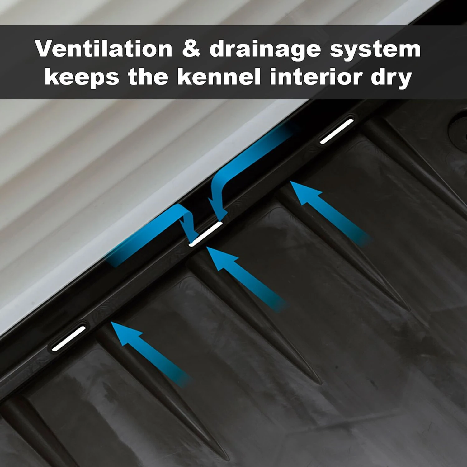 MidWest Ferplast Villa Dog Kennel With Folding Porch 5 MidWest Ferplast Villa Dog Kennel With Folding Porch - Image 3