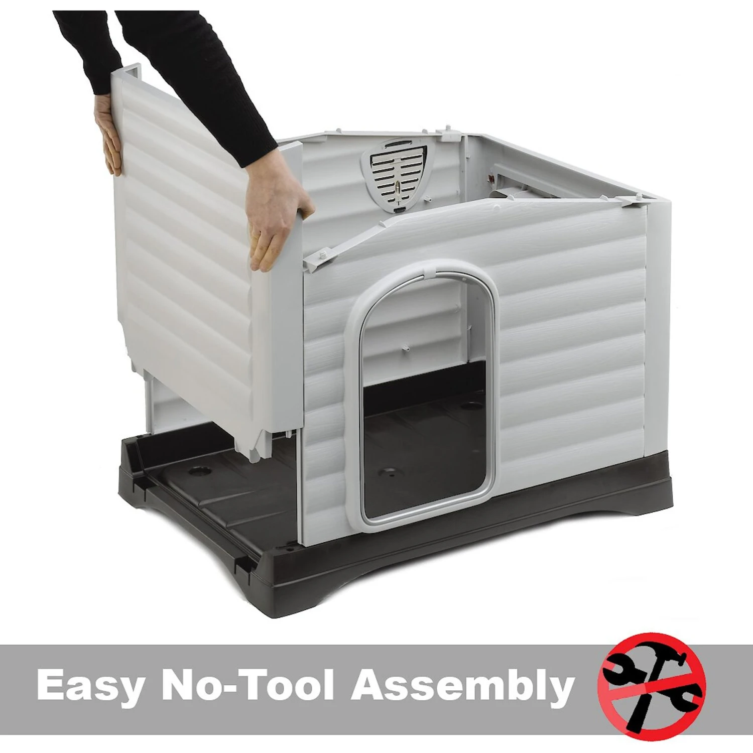 MidWest Ferplast Villa Dog Kennel With Folding Porch 6 MidWest Ferplast Villa Dog Kennel With Folding Porch - Image 4