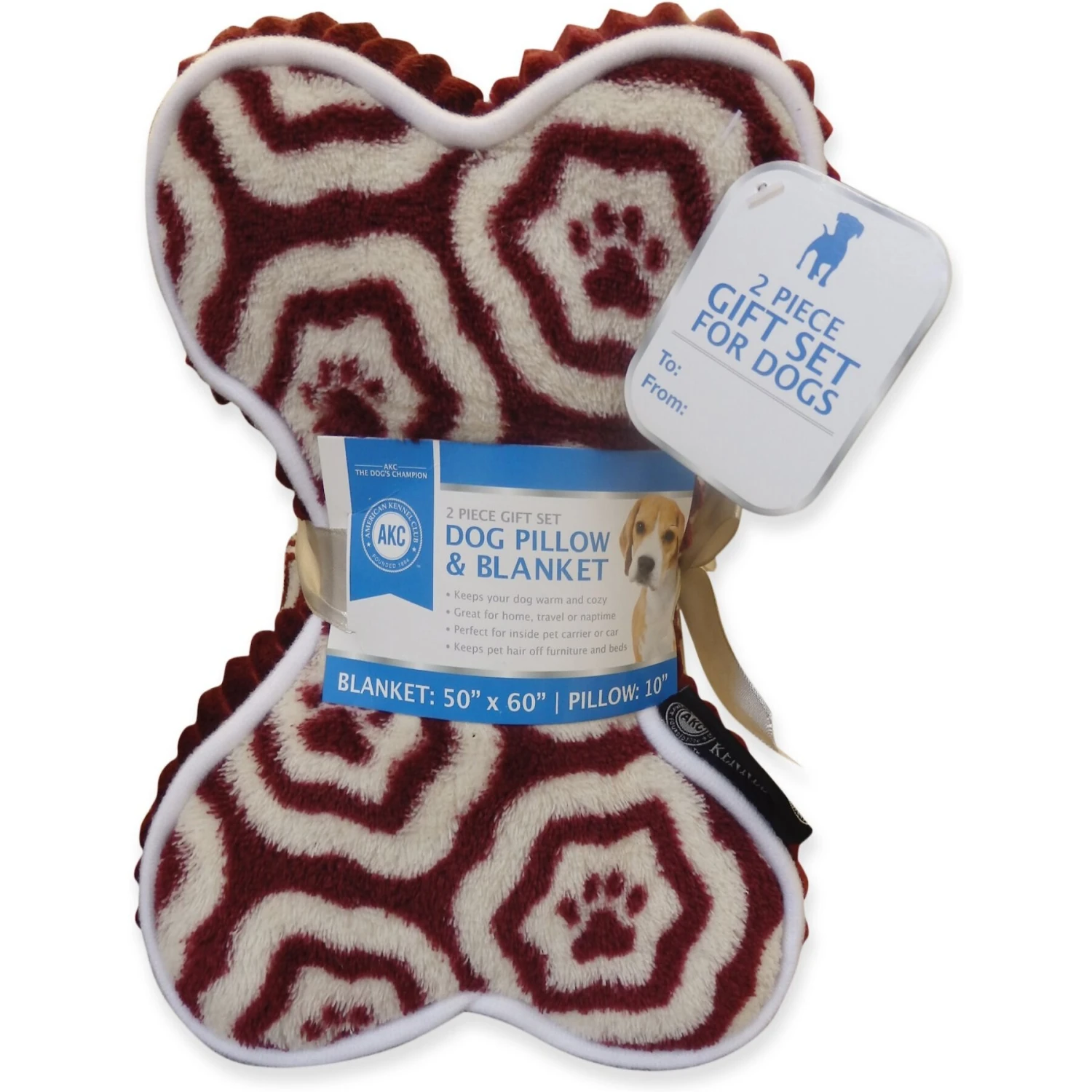 American Kennel Club AKC Paw Blanket & Dog Pillow 3 American Kennel Club AKC Paw Blanket & Dog Pillow