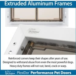 PlexiDor Performance Pet Doors Dog Door Wall Installation -Pet Dog Supply Store 203426 PT1. AC SS1800 V1596822061