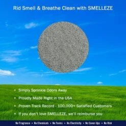 Smelleze Natural Yard Odor Removal Deodorizer Granules -Pet Dog Supply Store 205612 PT2. AC SS1800 V1628548588