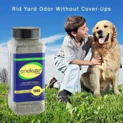 Smelleze Natural Yard Odor Removal Deodorizer Granules -Pet Dog Supply Store 205612 PT6. AC SS1800 V1628548313