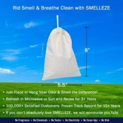 Smelleze Reusable Dead Rodent Odor Eliminator Deodorizer Pouch -Pet Dog Supply Store 205627 PT2. AC SS1800 V1628703077