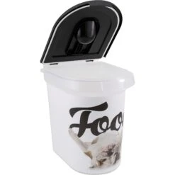 Paw Prints Bulldog Pet Food Storage Container, 26-lb -Pet Dog Supply Store 206532 PT1. AC SS1800 V1571924338