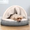FurHaven Faux Sheepskin Snuggery Memory Top Cat & Dog Bed With Removable Cover -Pet Dog Supply Store 206661 MAIN. AC SS1800 V1617149841