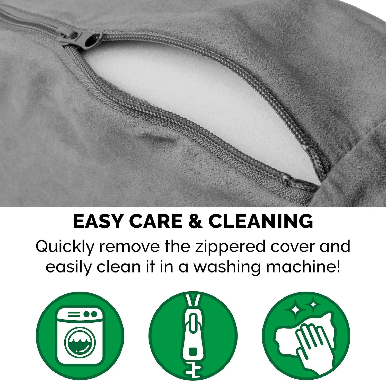 FurHaven Faux Sheepskin Snuggery Orthopedic Cat & Dog Bed With Removable Cover 10 FurHaven Faux Sheepskin Snuggery Orthopedic Cat & Dog Bed With Removable Cover - Image 8