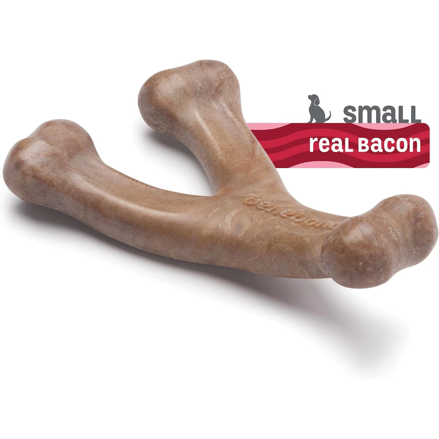 Benebone Bacon Flavor Wishbone Tough Puppy Chew Toy 6 Benebone Bacon Flavor Wishbone Tough Puppy Chew Toy - Image 4