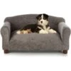 Club Nine Pets Traditional Chair Sofa Cat & Dog Bed, Charcoal -Pet Dog Supply Store 207269 MAIN. AC SS1800 V1603914156