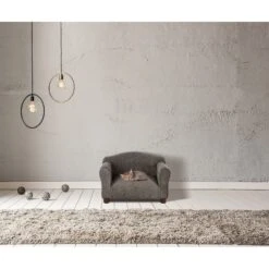 Club Nine Pets Traditional Chair Sofa Cat & Dog Bed, Charcoal 9 Club Nine Pets Traditional Chair Sofa Cat & Dog Bed, Charcoal -Pet Dog Supply Store 207269 PT3. AC SS1800 V1603940007