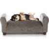 Club Nine Pets Traditional Settee Sofa Cat & Dog Bed, Brown -Pet Dog Supply Store 207275 MAIN. AC SS1800 V1603914119