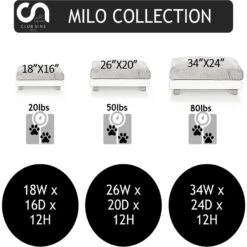 Club Nine Pets Soho Milo Sofa Cat & Dog Bed, Brown 8 Club Nine Pets Soho Milo Sofa Cat & Dog Bed, Brown -Pet Dog Supply Store 207278 PT4. AC SS1800 V1603951938