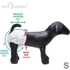 Paw Inspired Ultra Protection Disposable Female Dog Diapers -Pet Dog Supply Store 208521 PT5. AC SS1800 V1613698603