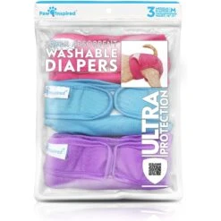 Paw Inspired Washable Female Dog Diaper -Pet Dog Supply Store 208541 PT2. AC SS1800 V1631139113