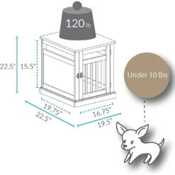 Casual Home Chappy Single Door Furniture Style Dog Crate & Wood Slats -Pet Dog Supply Store 209967 PT2. AC SS1800 V1618345923