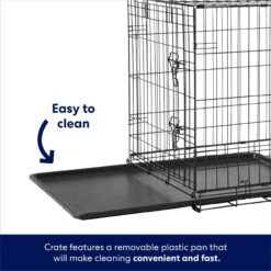 Frisco Fold & Carry Single Door Collapsible Wire Dog Crate & Mat Kit -Pet Dog Supply Store 212620 PT4. AC SS1800 V1667228975