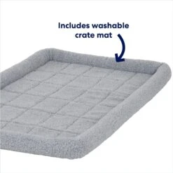 Frisco Fold & Carry Single Door Collapsible Wire Dog Crate & Mat Kit -Pet Dog Supply Store 212620 PT5. AC SS1800 V1671718797