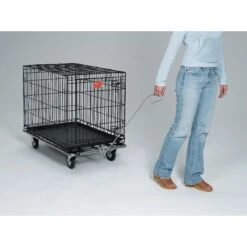 MidWest Tubular Crate Dolly, Silver -Pet Dog Supply Store 212896 PT2. AC SS1800 V1575991127