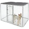 MidWest K9 Steel Chain Link Portable Outdoor Dog Kennel -Pet Dog Supply Store 212904 MAIN. AC SS1800 V1669153011