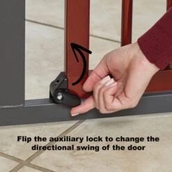 MidWest Decorative Wood & Graphite Steel Dog & Cat Gate -Pet Dog Supply Store 212908 PT3. AC SS1800 V1575991700