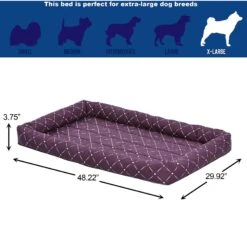 MidWest QuietTime Couture Ashton Bolster Dog Crate Mat 7 MidWest QuietTime Couture Ashton Bolster Dog Crate Mat -Pet Dog Supply Store 212983 PT2. AC SS1800 V1576084789