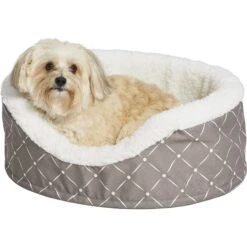 MidWest Cradle Nesting Orthopedic Bolster Cat & Dog Bed With Removable Cover