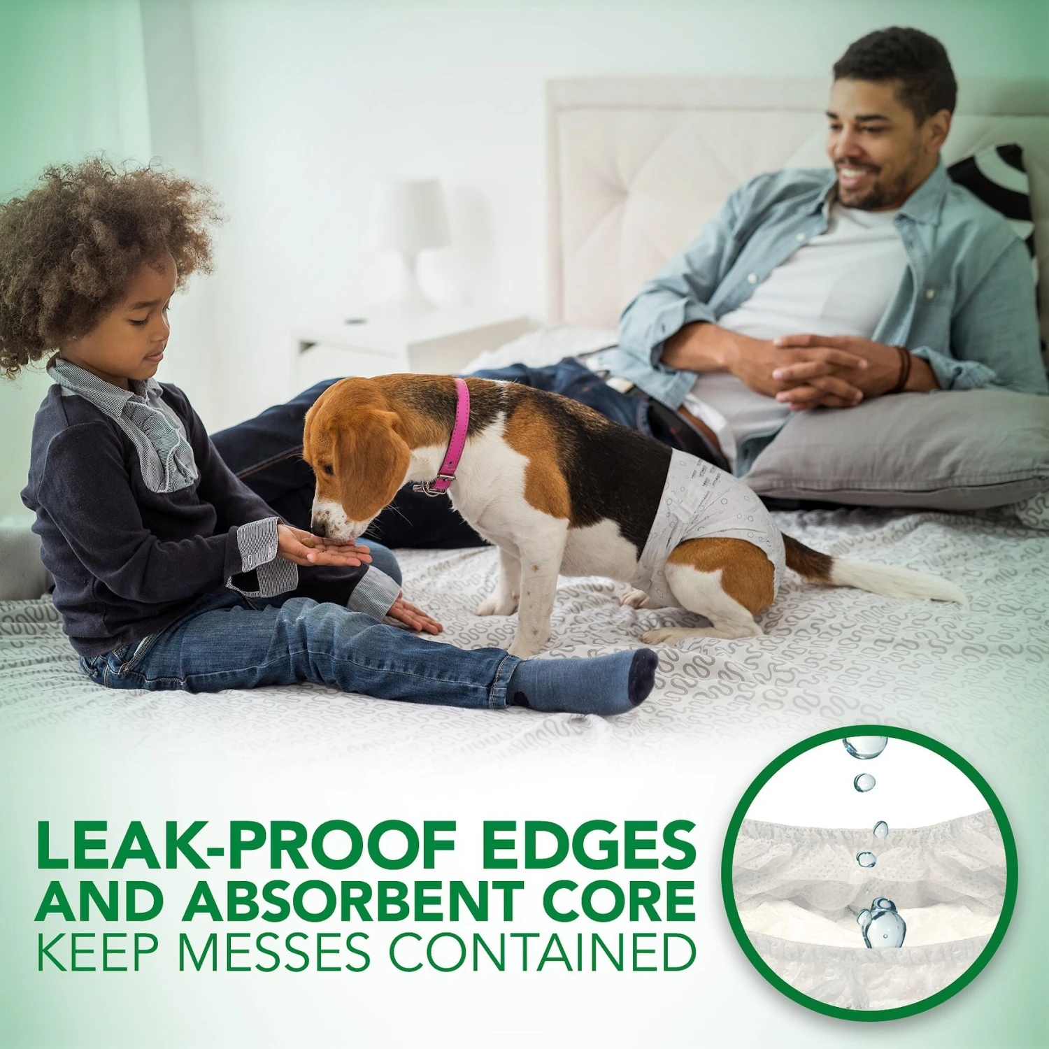 Vet's Best Comfort-Fit Disposable Female Dog Diapers 6 Vet's Best Comfort-Fit Disposable Female Dog Diapers - Image 4