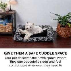 FurHaven Southwest Kilim Bolster Cat & Dog Bed -Pet Dog Supply Store 213485 PT5. AC SS1800 V1586539341