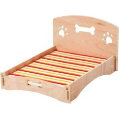 Etna Wooden Bone & Paw Design Sofa Cat & Dog Bed With Removable Cover -Pet Dog Supply Store 213614 pt1. AC SS1800 V1576104224