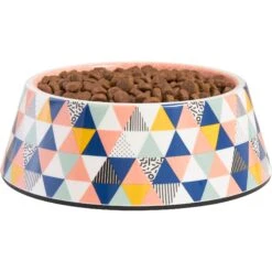Frisco Colorful Geometric Melamine Bowl 11 Frisco Colorful Geometric Melamine Bowl -Pet Dog Supply Store 216054 PT2. AC SS1800 V1591020749