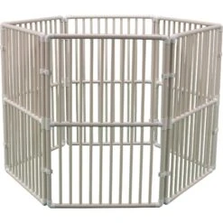 Cardinal Gates Portable Outdoor Dog Pen, White -Pet Dog Supply Store 217352 PT2. AC SS1800 V1580827976