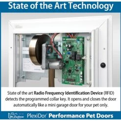 PlexiDor Performance Pet Doors Electronic Automatic Wall Mounted Dog & Cat Door, Large 13 PlexiDor Performance Pet Doors Electronic Automatic Wall Mounted Dog & Cat Door, Large -Pet Dog Supply Store 218338 PT2. AC SS1800 V1597082213