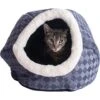 Armarkat Cuddle Cave Dog & Cat Bed, Blue Checkered -Pet Dog Supply Store 219068 MAIN. AC SS1800 V1603207901