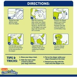 Hartz Disposable Male & Female Dog Diapers -Pet Dog Supply Store 222802 PT6. AC SS1800 V1649894193