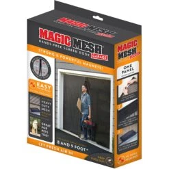 Magic Mesh Hands-Free Garage Screen Dog & Cat Door