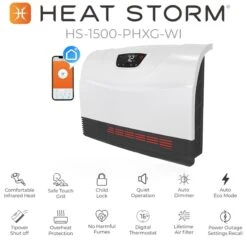 Heat Storm Infrared Smart 1500 Watt WiFi Heater -Pet Dog Supply Store 225054 PT5. AC SS1800 V1703709135
