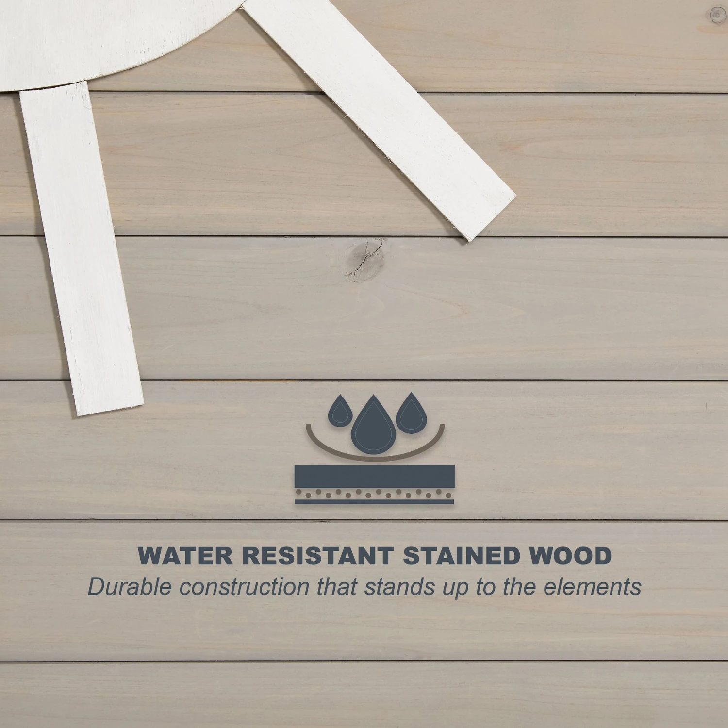 MidWest Eillo Folding Outdoor Wood Dog House, Beige 6 MidWest Eillo Folding Outdoor Wood Dog House, Beige - Image 4